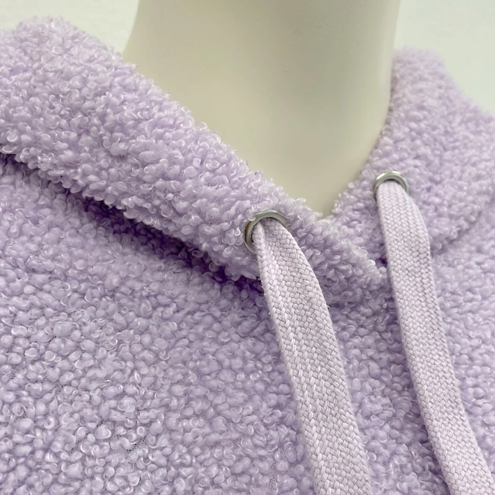 New Look • Lilac Teddy Hoodie - Picture 5 of 12